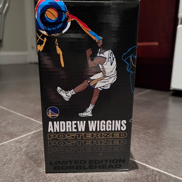 NEW - Golden State Warriors Andrew Wiggins Posterized Limited Edition Bobblehead - Picture 3 of 3